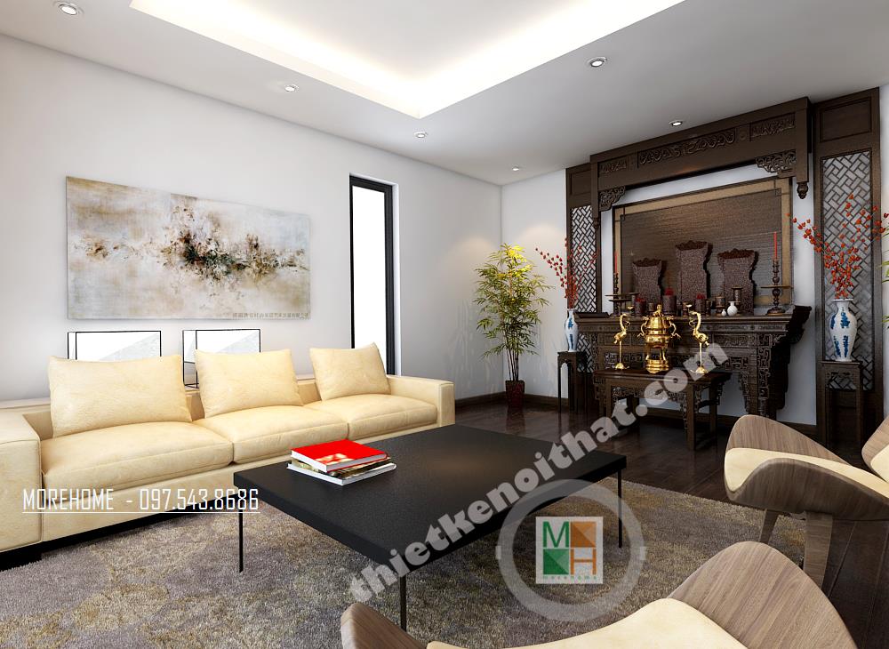 Thiết kế góc tâm linh cho không gian biệt thự phố